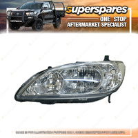 Superspares Left Hand Side Headlight for Honda Civic ES SEDAN 2004-2006
