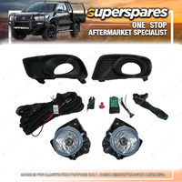 Superspares Fog Light Driving Lamp Set for Mazda BT 50 UN 06/2008-09/2011