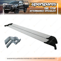 Superspares Side Step Alluminum With Brackets for Mazda Bt 50 Dual Cab UP UR