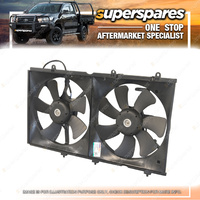 Superspares Dual Radiator Fan for Mitsubishi Lancer CH 08/2003-08/2007