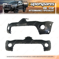 Front Upper Bumper Bar Cover for Mitsubishi Triton ML Suit 2Pcs Grille Type