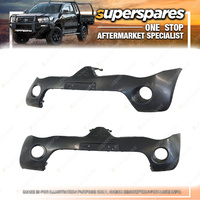 Front Upper Bumper Bar Cover Without Flare Holes for Mitsubishi Triton ML