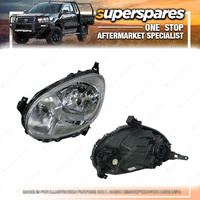 Superspares Left Hand Side Headlight for Nissan Micra K13 11/2010-11/2014