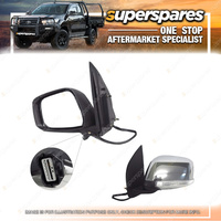 Left Chrome Electric Door Mirror for Nissan Navara D40 With Led Blinker