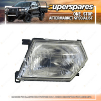 Superspares Left Headlight for Nissan Patrol Wagon Ute GU 12/1997-09/2001