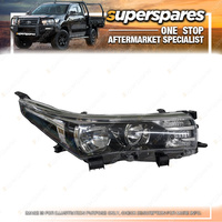 Superspares Head Light Right Hand Side for Toyota Corolla Zre172 01/2013-On