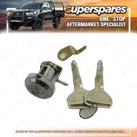 Superspares Door Lock Barrel Keys for Toyota Hiace YH50 02/1983-09/1986