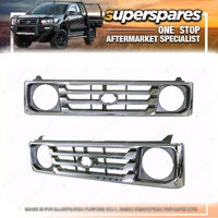 Superspares Front Grille for Toyota Landcruiser FJ78 FJ79 12/1999-03/2007