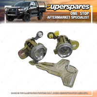 Door Lock Barrel Keys Set for Toyota Landcruiser 80 SERIES 05/1990-03/1998