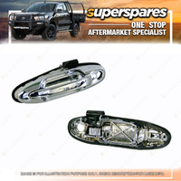 Superspares Left Front Outer Door Handle for Toyota Landcruiser 100 SERIES