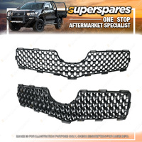 Superspares Front Grille for Toyota Yaris Hatchback NCP90 A 10/2005-07/2008