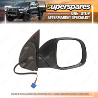 Right Black Electric Door Mirror for Volkswagen Amarok 2H 01/2012-08/2016
