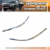 Superspares Left Bumper Bar Mould With Chrome Strip for Volkswagen Passat GP