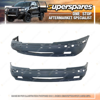 Superspares Front Bumper Bar Cover With Washer Jet Holes for Volvo S40 V40
