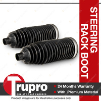 2 Trupro Front Steering Rack Boot LH/RH for FORD Festiva WA WB WF 1.3L 1.5L M/S