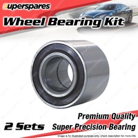 2x Front Wheel Bearing Kit for SUZUKI SUPER CARRY SK410 DA21V 1.0L I4