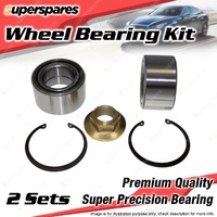 2x Front Wheel Bearing Kit for MG F TF 160 1.3L 1.8L 88KW 118KW 1953-2005