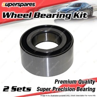2x Front Wheel Bearing Kit for ROVER 827 2.7L C27A V6 SOHC EFI 1989-1992