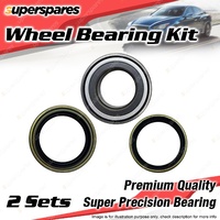 2x Front Wheel Bearing Kit for PROTON SATRIA GTI C90 WAJA CF 1.6L 1.8L I4