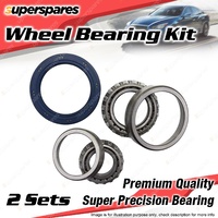 2x Front Wheel Bearing Kit for TATA TELCOLINE 1.9L I4 Diesel 1996-2000