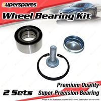 2 x Front Wheel Bearing Kit for MERCEDES BENZ A150 W169 1.5L I4 2004-2005