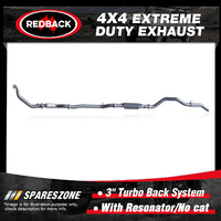 Redback 3" 409 SS Exhaust & Resonator No cat for Ford Ranger PJ PK 01/06-08/11