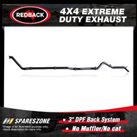Redback 3" Exhaust No Muffler/Cat for Ford Ranger PX P5AT 3.2L 10/16-on