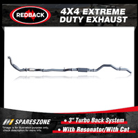Redback 3" 409 SS Exhaust & Resonator & cat for Mazda BT-50 UN 3.0L 11/06-10/11