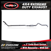Redback 3" Exhaust & Resonator & cat for Mazda BT-50 UP UR 3.2L 11/11-06/16