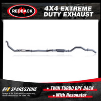 Redback 3" 409 SS Exhaust & Resonator for Nissan Navara D23 NP300 2.3L 01/15-on