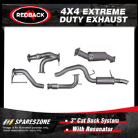 Redback 3" 409 SS Exhaust & Resonator for Nissan Patrol Y62 5.6L 02/13-10/