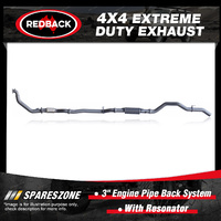 Redback 4x4 Exhaust & Resonator for Toyota Landcruiser 1HD-T/1HD-FT/1HD-FTE