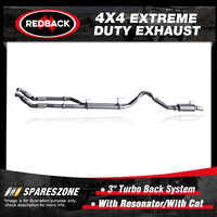 Redback 4x4 Exhaust & Resonator & cat for Toyota Landcruiser 200 1VD-FTV 07-15