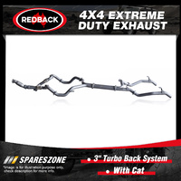 Redback 4x4 Exhaust & cat for Toyota Landcruiser 79 1VD-FTV manual 03/07-on