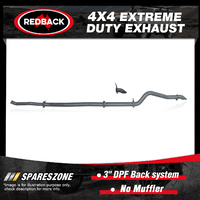 Redback 3" 4x4 Exhaust No Muffler for Volkswagen Amarok 2H 2.0L 09/10-on