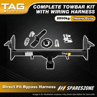 TAG HD Towbar Kit for Mitsubishi Pajero NM NP Wagon 99-06 2500kg Powder-Coated