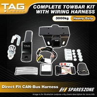 TAG HD Towbar Kit for VW Amarok 2H Ute 02/11-On Capacity 3500kg Powder-Coated