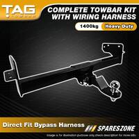 TAG Heavy Duty Towbar Kit for Subaru Forester SH Wagon 08-12 Capacity 1400kg