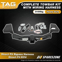 TAG HD Towbar Kit for Mitsubishi Pajero Sport QE Capacity 3100kg Powder-Coated