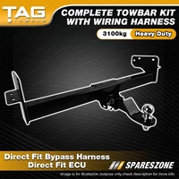 TAG HD Towbar Kit for Mitsubishi Pajero Sport QE Capacity 3100kg Enamel-Dipped