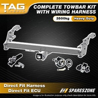 TAG HD Towbar Kit for Mazda BT-50 UP UR Cab Chassis 11-20 Wiring UNT297 3500kg