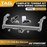 TAG HD Towbar Kit for Mazda BT-50 UP UR Powder-Coated Wiring 750023EJ 3500kg