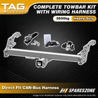 TAG HD Towbar Kit for Mazda BT-50 UP UR Cab Chassis 11-20 Wiring 750023EJ 3500kg