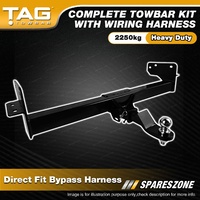 TAG HD Towbar Kit for Mazda B-Series Bravo MJ UF UN Cab Chassis Ute 85-06 2250kg