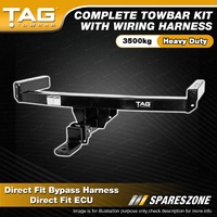 TAG Heavy Duty Towbar Kit for Ford Ranger 09/2011-on without Bumper/Step 3500kg