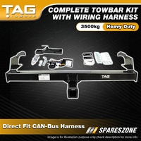 TAG Heavy Duty Towbar Kit for Ford Ranger 08/15-on w/ Green CAN Connector 3500kg
