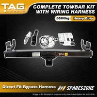 TAG Heavy Duty Towbar Kit & Wiring Harness for Toyota Hilux 08/08-09/15 3500kg