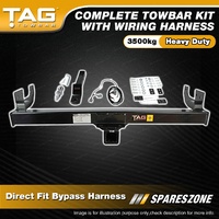 TAG Heavy Duty Towbar Kit & Wiring Harness for Toyota Hilux 03/05-07/08 3500kg