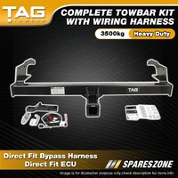 TAG HD Towbar Kit for Ford Ranger 01/2011-09/2016 Trayback NO Bumper/Step 3500kg