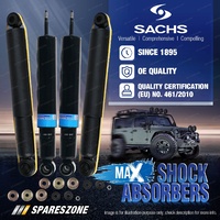 Front + Rear Sachs Max Shocks for Mitsubishi Challenger K96 PA 3.0 V6 Wagon 4WD